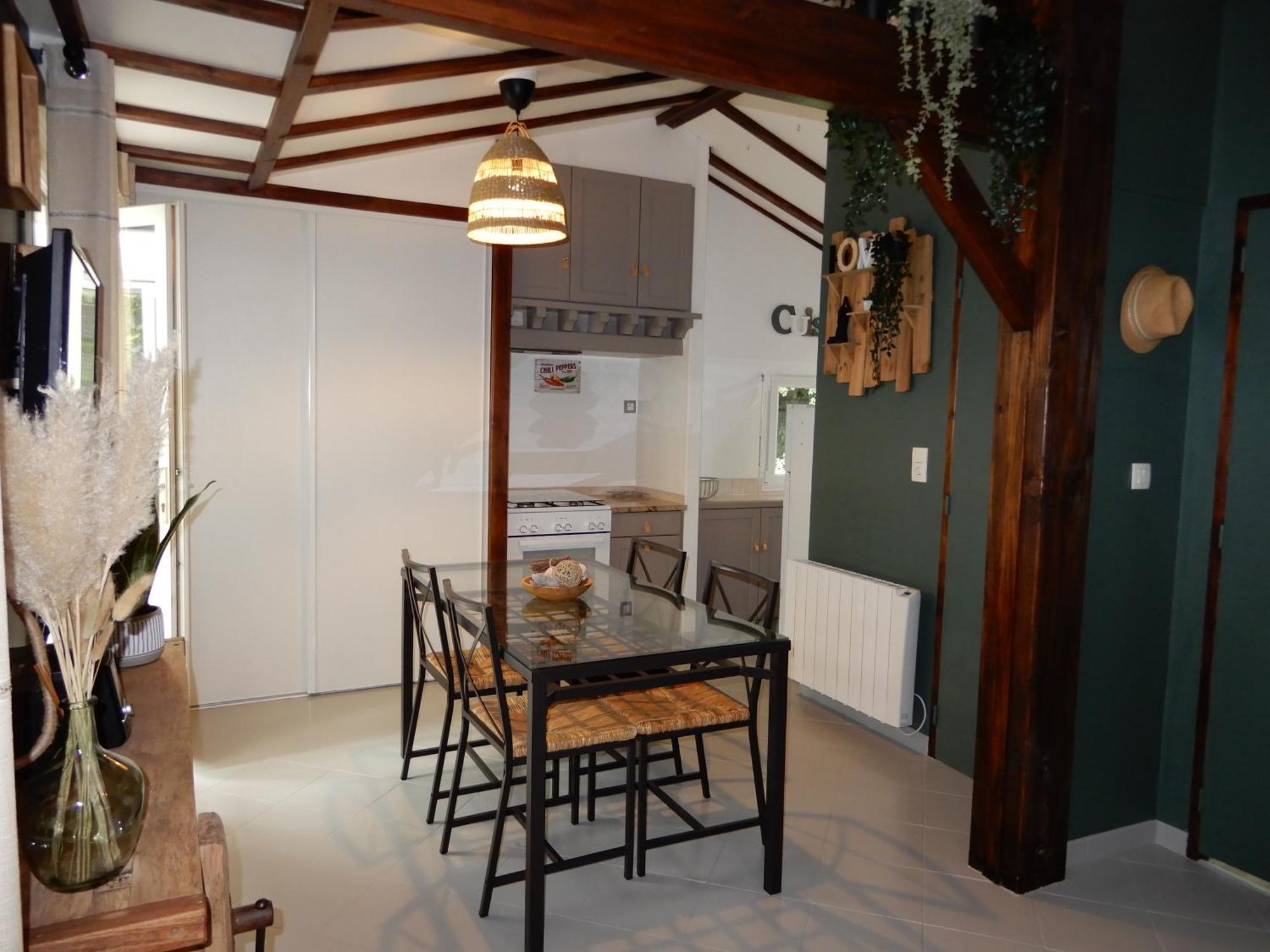 Le Cottage Exotique Du Lutin Many & Son Bain Nordique Saint-Christophe-Sur-Conde Экстерьер фото